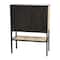 Hello Honey® 47" Boho Woven Rattan and Wood Cabinet with Doors, Shelf, and Interior Storage Compartments